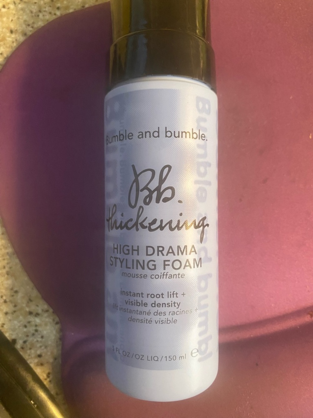 Bumble and bumble Thickening High Drama Styling Foam. 5 fluid ounces.